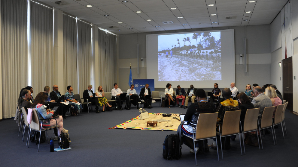 Der „Talanoa-Dialog“ wurde auf der COP23 in Bonn von der Fidschi-Präsidentschaft eingeführt. Das für den UNFCCC-Prozess ungewöhnliche Format mit kleinen, informellen Gesprächsrunden soll zu Vertrauensbildung und gegenseitigem Verständnis beitragen.